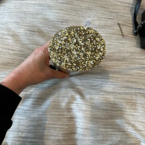 Edie Parker barrel clutch - gold/silver - very good condition - Picture 2 of 3